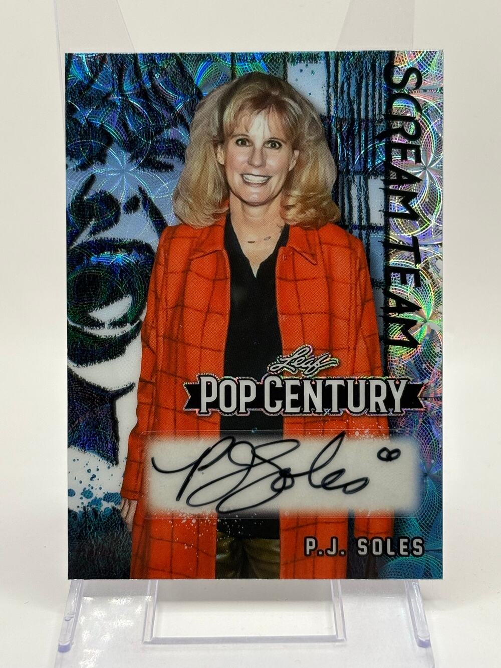 2025 Leaf Pop Century PJ Soles Scream Team Blue Scope Auto 1/1 SSP Halloween
